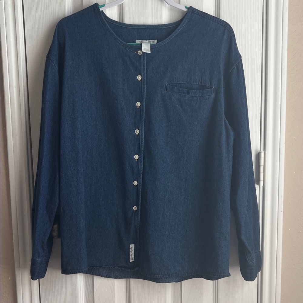 Timberland Women's Vintage Denim Button Down Shirt
